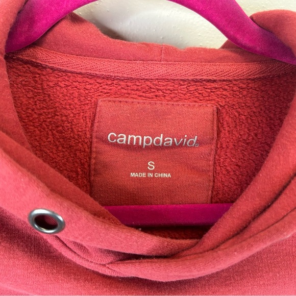 Camp David Red Hoodie Kansas City Boulevard Brewing Co. S Local Beer Football - Picture 5 of 10